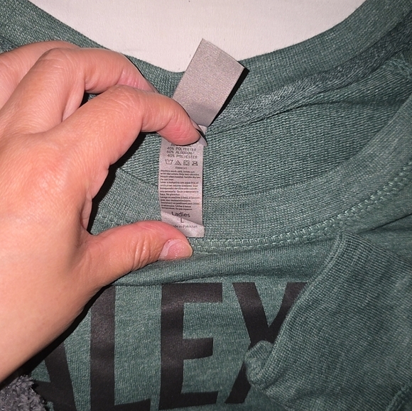 Instant Message "Alexa, Homeschool My Kids" Light Sweater Size L - Picture 5 of 7